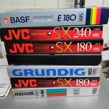 7 x VHS 'blank' Video Cassette