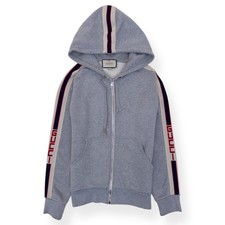 GUCCI TAPE LOGO COTTON HOODIE