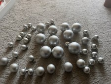 Silver dove Grey Christmas