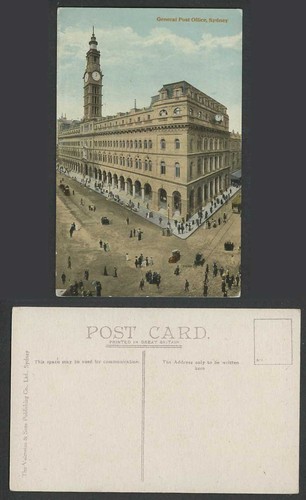 Australia old colour postcard - old,