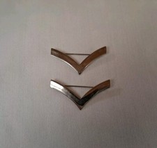 British Army / Military Lance Corporal Chrome Rank Badge x2 ☆