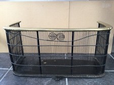 Exquisite Georgian Brass and Iron Small Club Fender or Nursery Fire Guard