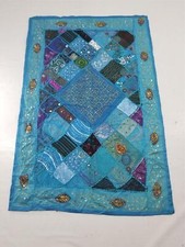 Vintage Traditional Indian Patchwork Wall Hanging Tapestry 59x38 inches 
