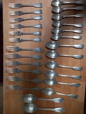 Antique Fiddle and Thread Cutlery