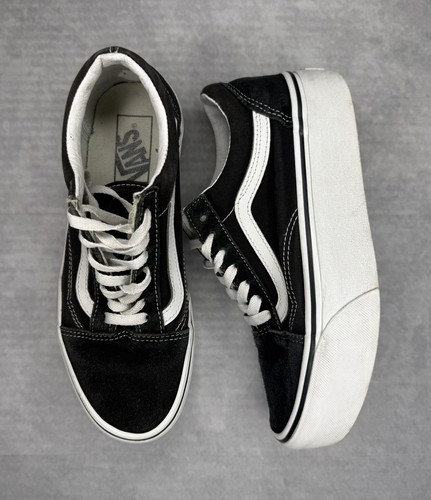 Black platform vans size - black,