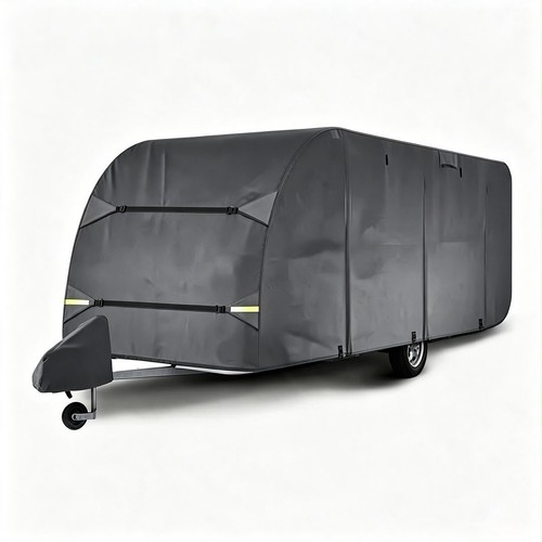 Caravan cover grey 21ft 4 - cover,