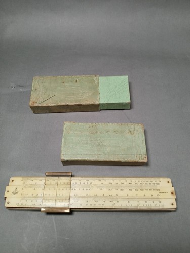 Vintage slide rule with - vintage,