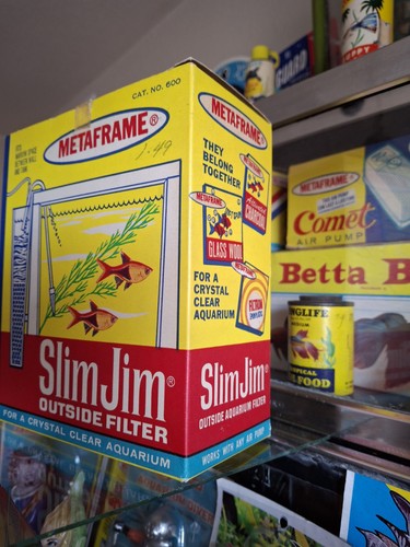 Vintage old aquarium metaframe - old,