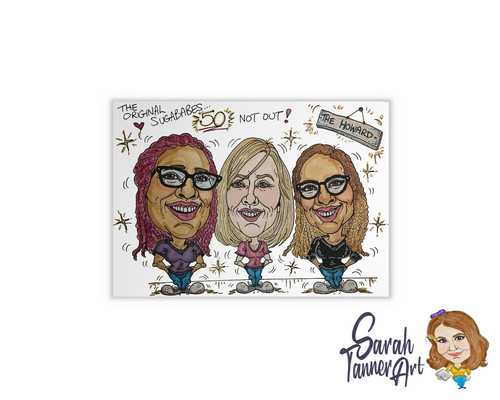 Hand drawn caricature from - drawn,