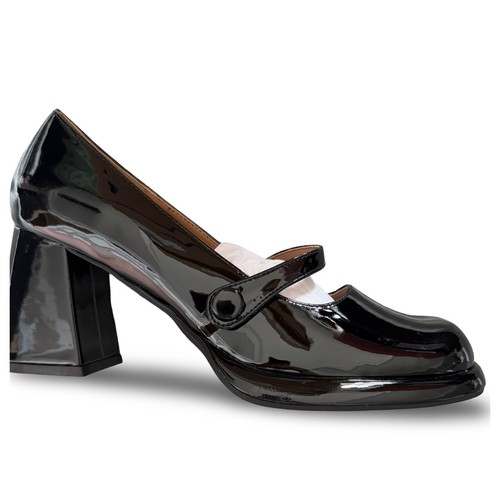 Belovely princess black patent - black,
