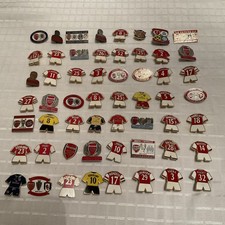 Arsenal F.C.  Metal & Enamel Badges ~ Vintage Collection ~ Rare Set (x56 Badges)