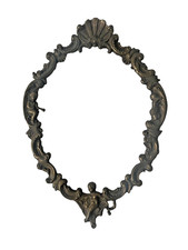 Antique Brass Mirror Frame