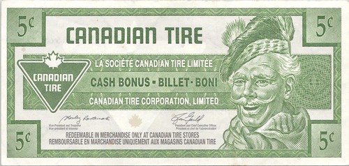 Vintage canadian tire cent - vintage,