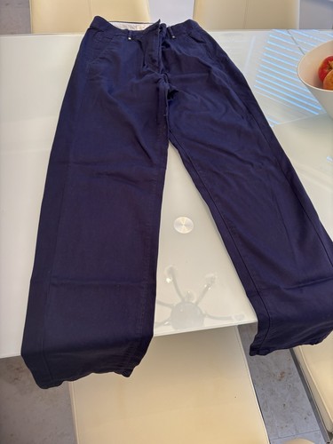 Chino style ladies navy - &,