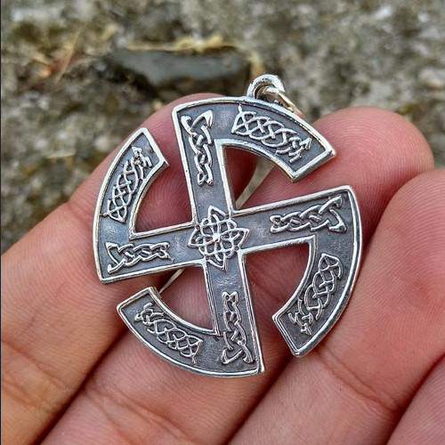 Large viking nordic sun wheel - sun,