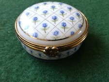 Delprado Collection Fine Porcelain Trinket Box.