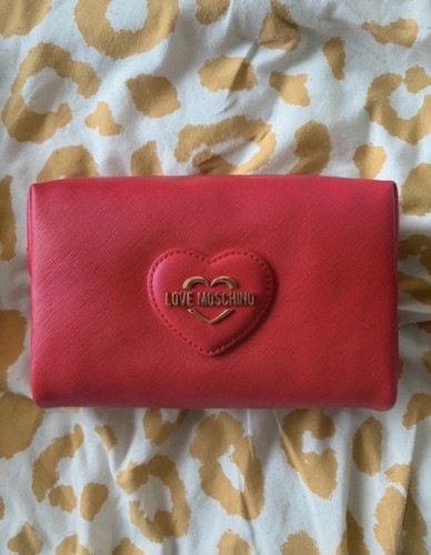 Love moschino red heart - love, zip