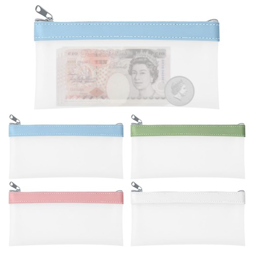 Pcs clear money pouch - pcs,