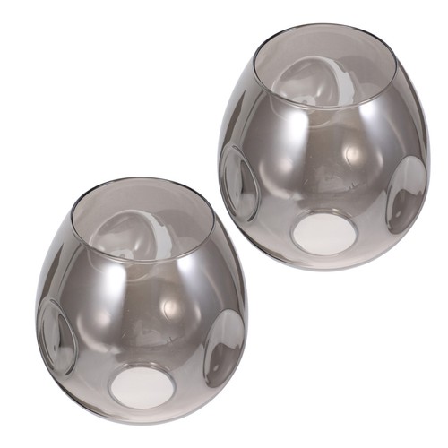 2pcs glass globe lampshades - glass,