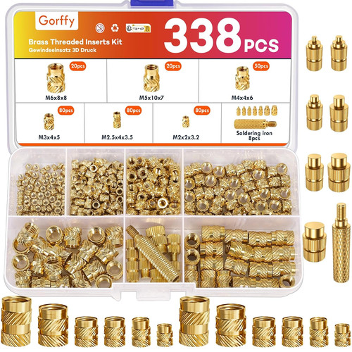 338pcs threaded inserts for - threaded,