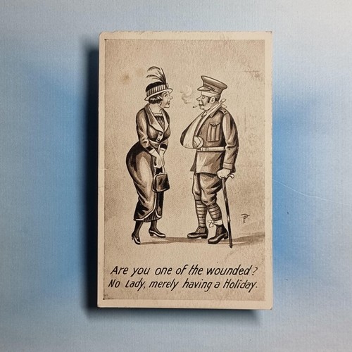 Ww1 military postcard c1916 - postcard,