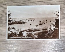 Stornoway Harbour and Cuddy Point Scotland vintage RP card  posted 1938