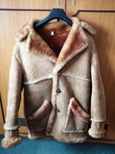 Fantastic sheep skin coat size 38 as loved by Del Boy and football manages