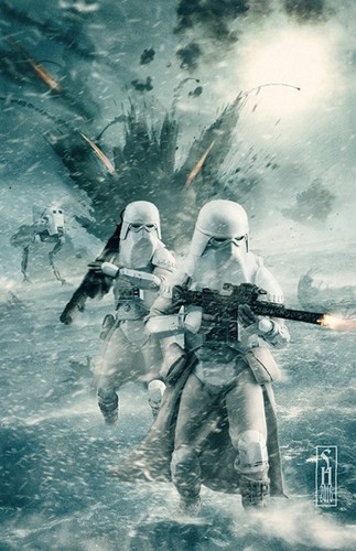 Star wars snow trooper - snow,