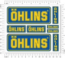 Ohlins fork shock stickers - stickers, set