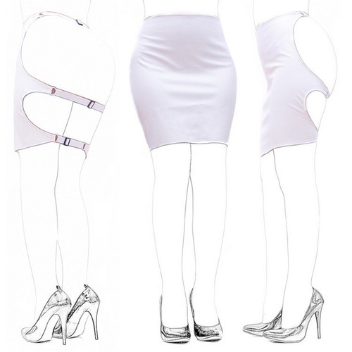 Wetlook white pvc style - wetlook,