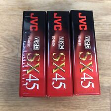 JVC SX45 VHS-C Compact Camcorder Video Tape Cassettes X3 *Factory Sealed*