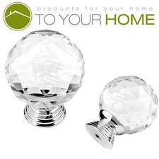 Dihl Globe Crystal Door Knobs