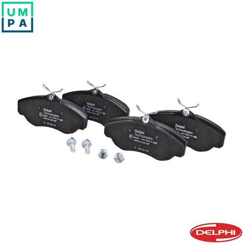 Brake pad set disc - brake,