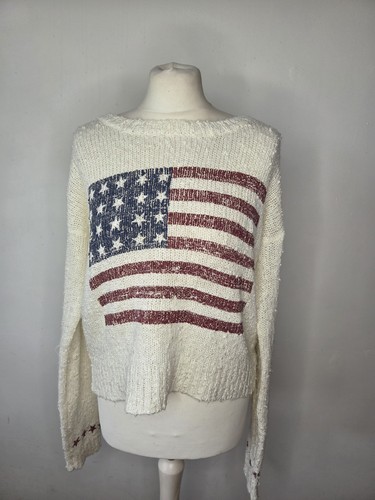 Relaxed fit cream jumper