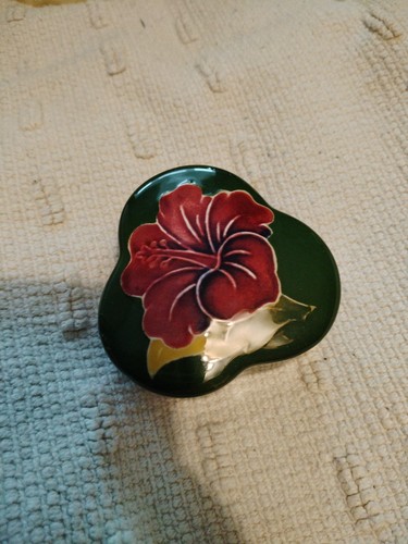Moorcroft trinket box 5cm - trinket, 6.5cm