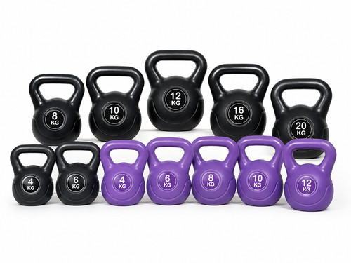 Vinyl coated kettlebell home - kettlebell,
