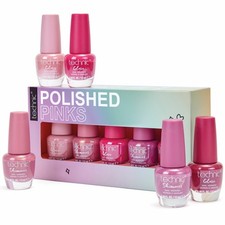 Nail Polish Gift Set Varnish Girls Women Hot Pink Nude Baby Rose Wine Christmas