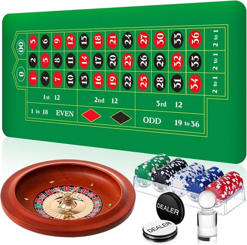 Roulette wheel game set - wheel,