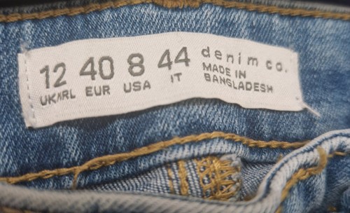 Size and primark - h&m,