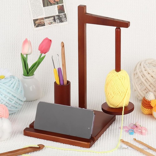 Crochet yarn holder magnetic - holder,