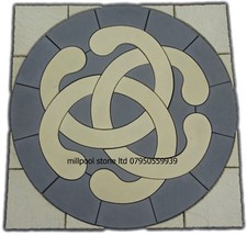 Paving love knot circle - paving,