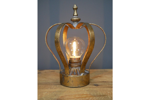 Gold crown light battery - crown,