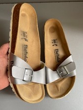 Birkenstock Betula Madrid grey/silver narrow slide sandals uk 7 eur 40