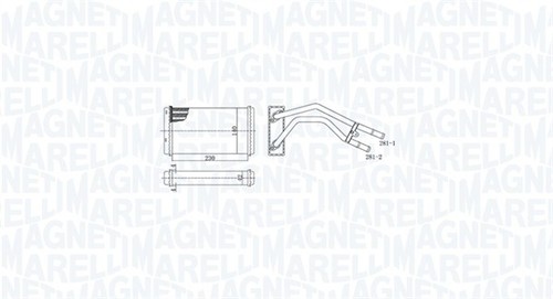 Heat exchanger interior - exchanger,,