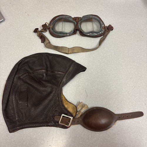 Vintage wwii leather aviator - vintage,