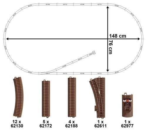 Trix track oval - trix,