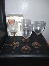 Set of 4 French Luminarc Rose