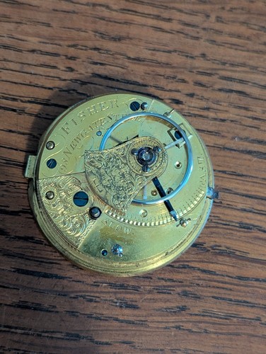 Verge fusee pocket watch - fusee,