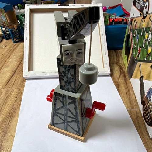 Vintage wooden cranky magnetic - vintage,