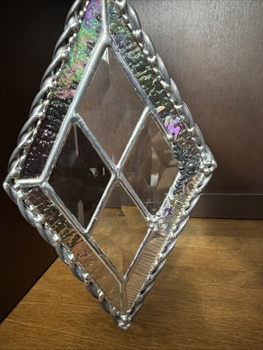Beveled leaded glass geometric - leaded,